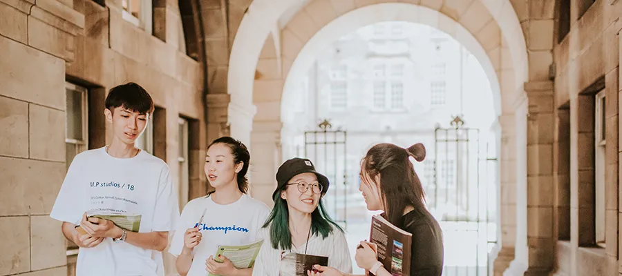 Students at the University of Edinburgh